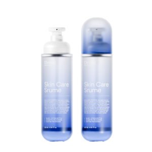 DEMEI Gradient Frosted Glass Lotion Serum Pump Bottle 30/100ml 30g