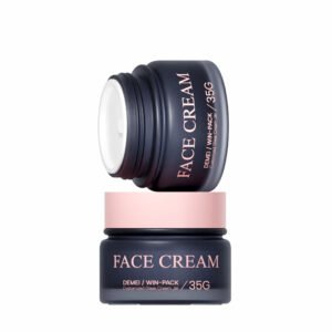 DEMEI Pink Dropper Dark Blue Glass Series Jar Cream 30g 50g