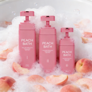 DEMEI Eco-friendly HDPE Square Pump Bottle Shampoo Conditioner Pink