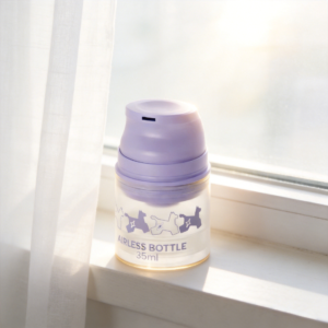 DEMEI Straight Round PET Airless Pump Bottle Face Cream Moisturizer 30-200ml