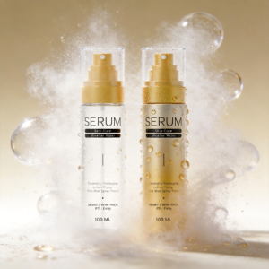 DEMEI Custom 100ml PET Plastic Fine Mist Spray Bottle Cosmetics